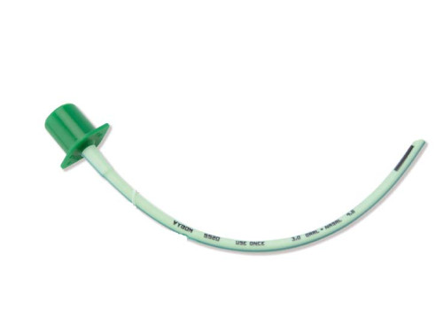 Endotracheal tube - soft green tube