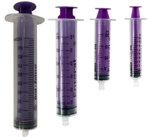 Transparent syringes