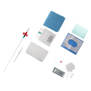 Arterial catheters sets